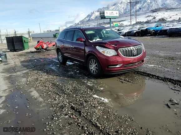 2017 Buick Enclave Leather with VIN 5GAKVBKDXHJ136844, listed as a Copart auction lot 47961215 with 88,575 mi miles and Salvage Title. Bid and sale history available at carsss.com. Image 11.