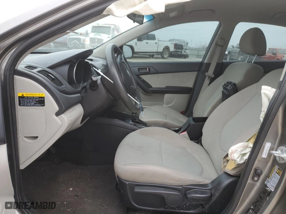 2012 Kia Forte EX with VIN KNAFU4A25C5628579, listed as a Copart auction lot 44925325 with 0 mi miles and Salvage Title. Bid and sale history available at carsss.com. Image 7.