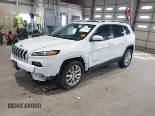 2015 Jeep Cherokee Limited with VIN 1C4PJMDS3FW728884, listed as a IAAI auction lot 41973663 with 112,719 mi miles. Bid and sale history available at carsss.com. Image 17.