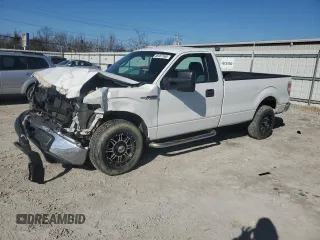 2013 Ford F-150 XL with VIN 1FTNF1CF7DKF15971, listed as a Copart auction lot 48487565 with 218,804 mi miles and Salvage Title. Bid and sale history available at carsss.com. Image 1.