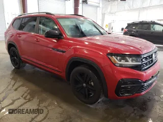 2023 Volkswagen Atlas SEL R-Line Black with VIN 1V2SR2CA7PC516507, listed as a Copart auction lot 51836145 with 29,291 mi miles and Salvage title. Bid and sale history available at DreamBid. Image 4.