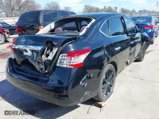 2014 Nissan Sentra SV with VIN 3N1AB7AP3EY216041, listed as a IAAI auction lot 41646043 with 132,008 mi miles. Bid and sale history available at carsss.com. Image 4.