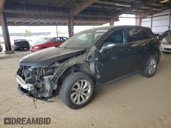 2016 Acura RDX with VIN 5J8TB4H3XGL008968, listed as a Copart auction lot 51341605 with 121,586 mi miles and Salvage title. Bid and sale history available at DreamBid. Image 1.