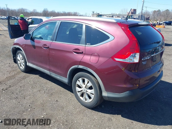 2012 Honda CR-V EX-L with VIN 5J6RM4H73CL025900, listed as a IAAI auction lot 41848416 with 229,349 mi miles. Bid and sale history available at carsss.com. Image 3.