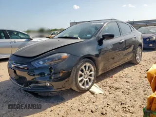 2013 Dodge Dart Limited with VIN 1C3CDFCA3DD320120, listed as a Copart auction lot 61642285 with 153,607 mi miles and Salvage title. Bid and sale history available at DreamBid. Image 1.
