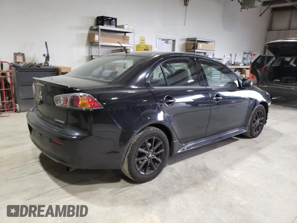 2017 Mitsubishi Lancer ES with VIN JA32U2FUXHU012727, listed as a Copart auction lot 76122994 with 75,380 mi miles and Salvage Title. Bid and sale history available at carsss.com. Image 3.