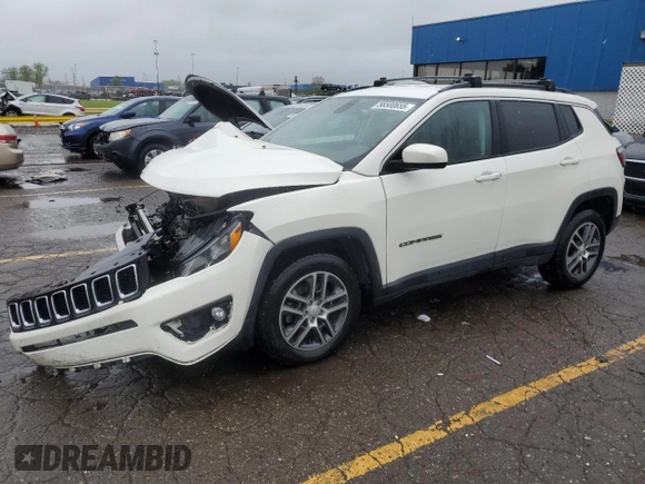 2018 Jeep Compass Latitude z VIN 3C4NJDBB7JT238196, wystawiony jako Copart lot #56500655 z przebiegiem 160 711 mil mil oraz Czysty tytuł • Clean title. Historia ofert i sprzedaży dostępna na DreamBid. Obrazek 1.