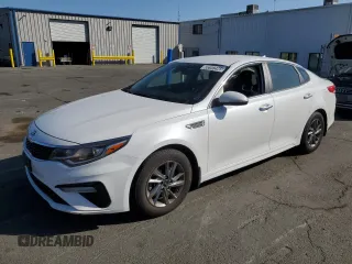 2019 Kia Optima LX with VIN 5XXGT4L38KG346155, listed as a Copart auction lot 55808425 with 132,367 mi miles and Salvage title. Bid and sale history available at DreamBid. Image 1.