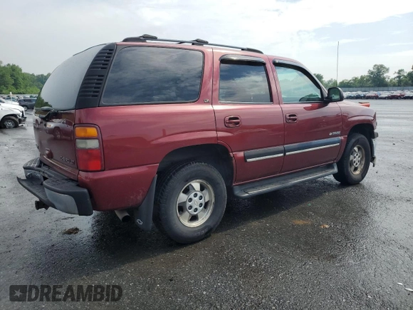 2001 Chevrolet Tahoe LT z VIN 1GNEK13T21R169095, wystawiony jako Copart lot #59579695 z przebiegiem 171 102 mil mil oraz Szkoda całkowita • Salvage title. Historia ofert i sprzedaży dostępna na DreamBid. Obrazek 3.