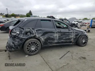 2022 Mercedes-Benz GLC 300 with VIN W1N0G8DB9NG119887, listed as a Copart auction lot 53016085 with 34,126 mi miles and Salvage title. Bid and sale history available at DreamBid. Image 3.
