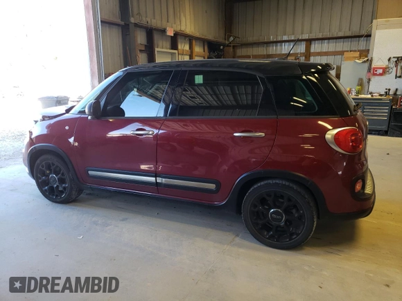 2015 FIAT 500L Urbana Trekking with VIN ZFBCFADH3FZ035172, listed as a Copart auction lot 52354404 with 57,669 mi miles and Salvage Title. Bid and sale history available at carsss.com. Image 2.