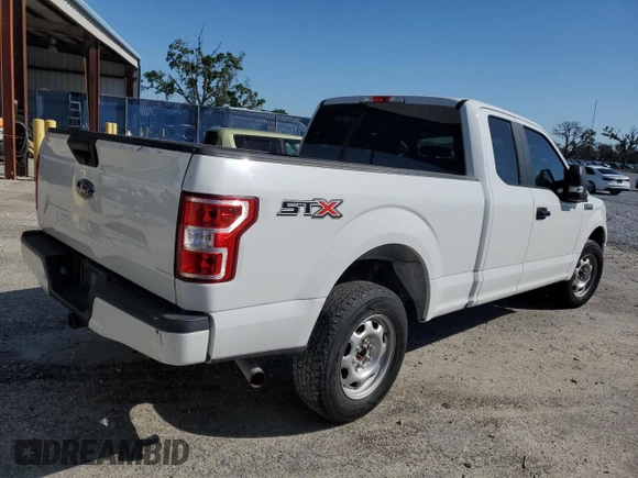 2018 Ford F-150 XL with VIN 1FTEX1CPXJFA88747, listed as a Copart auction lot 41853415 with 64,815 mi miles and Salvage Title. Bid and sale history available at carsss.com. Image 3.