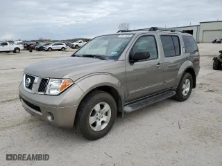 2006 Nissan Pathfinder SE with VIN 5N1AR18UX6C608070, listed as a Copart auction lot 50423295 with 104,889 mi miles and Clean Title. Bid and sale history available at carsss.com. Image 1.