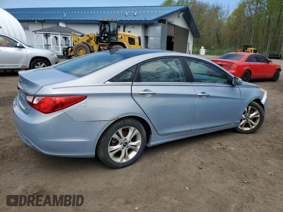 2012 Hyundai Sonata Limited with VIN 5NPEC4AC9CH325301, listed as a Copart auction lot 55171175 with 144,376 mi miles and Clean Title. Bid and sale history available at carsss.com. Image 3.