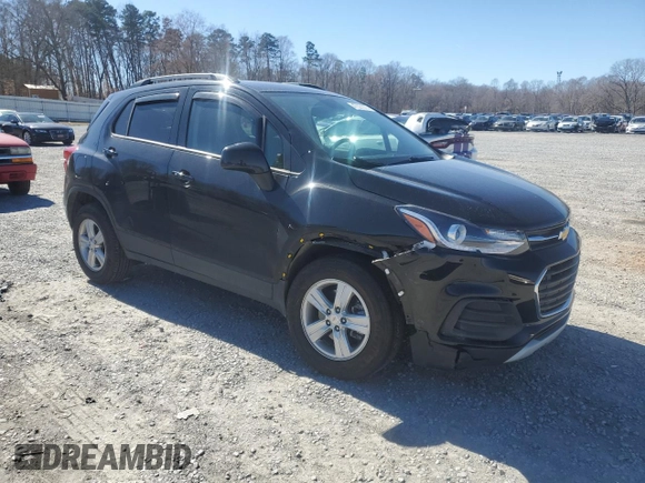 2022 Chevrolet Trax LT with VIN KL7CJPSM2NB520387, listed as a Copart auction lot 47321075 with 48,746 mi miles and Salvage Title. Bid and sale history available at carsss.com. Image 4.