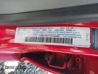 2000 Volkswagen Jetta GL с VIN 3VWRC29M7YM099289, выставлен на аукционе IAAI как лот 42314975 с пробегом 272 930 миль миль и . История ставок и продаж доступна на DreamBid. Изображение 9.
