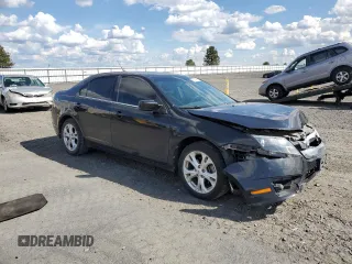 2012 Ford Fusion SE with VIN 3FAHP0HA3CR327756, listed as a Copart auction lot 58384915 with 124,406 mi miles and Salvage title. Bid and sale history available at DreamBid. Image 4.