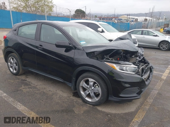 2021 Honda HR-V LX with VIN 3CZRU5H38MM728685, listed as a IAAI auction lot 41799365 with 25,046 mi miles. Bid and sale history available at carsss.com. Image 1.
