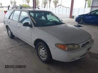 1999 Ford Escort SE with VIN 3FAFP15P3XR186800, listed as a IAAI auction lot 42125516 with 166,270 mi miles. Bid and sale history available at carsss.com. Image 1.