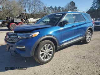 2023 Ford Explorer Limited with VIN 1FMSK8FH5PGA57662, listed as a Copart auction lot 45501215 with 58,271 mi miles and Salvage Title. Bid and sale history available at carsss.com. Image 1.