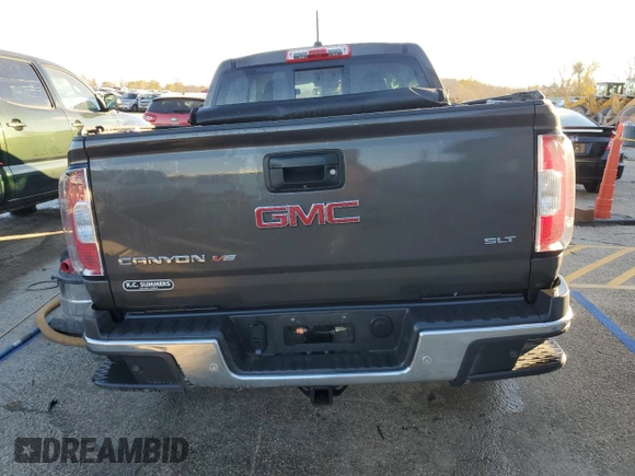2020 GMC Canyon 4WD SLT with VIN 1GTG6DEN8L1117560, listed as a Copart auction lot 79890664 with 80,260 mi miles and Salvage Title. Bid and sale history available at carsss.com. Image 6.