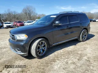 2016 Dodge Durango Limited with VIN 1C4RDHDG1GC361246, listed as a Copart auction lot 46374835 with 186,679 mi miles and Salvage Title. Bid and sale history available at carsss.com. Image 1.
