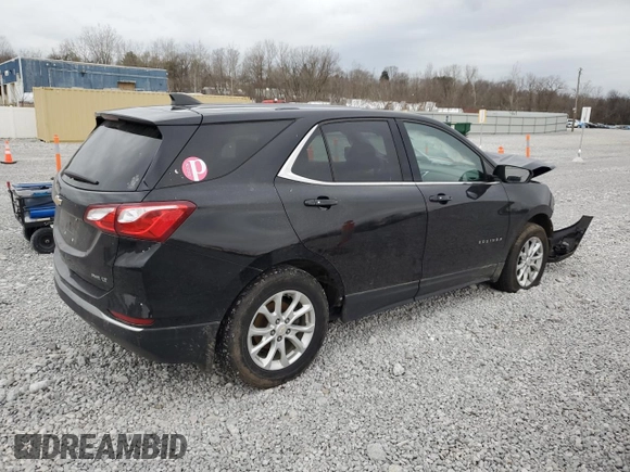 2019 Chevrolet Equinox LT with VIN 2GNAXUEV5K6283928, listed as a Copart auction lot 51648585 with 57,258 mi miles and Salvage Title. Bid and sale history available at carsss.com. Image 3.
