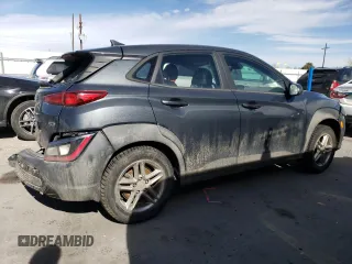 2022 Hyundai Kona SE with VIN KM8K2CAB5NU901686, listed as a Copart auction lot 46124735 with 40,748 mi miles and Salvage Title. Bid and sale history available at carsss.com. Image 3.