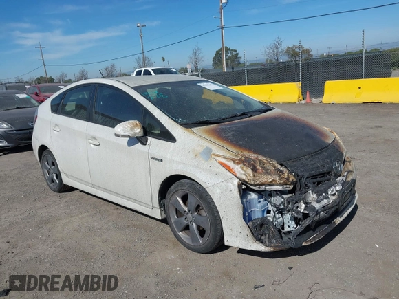 2015 Toyota Prius Four with VIN JTDKN3DU3F0421146, listed as a IAAI auction lot 41688145 with 122,750 mi miles. Bid and sale history available at carsss.com. Image 1.
