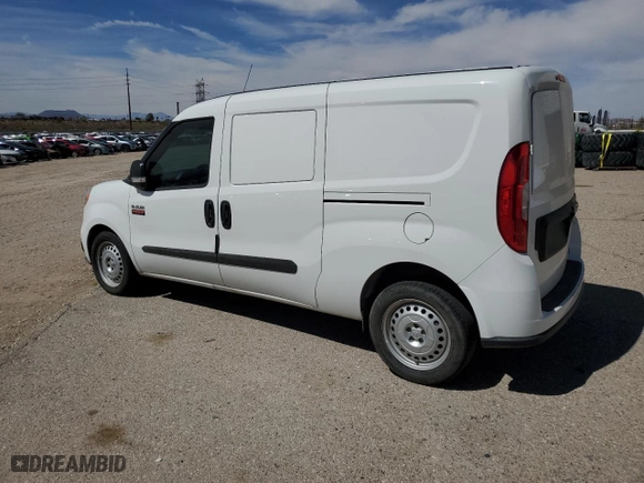 2022 Ram ProMaster City Cargo Van Tradesman with VIN ZFBHRFAB6N6Y73559, listed as a Copart auction lot 44580265 with 18,507 mi miles and Salvage Title. Bid and sale history available at carsss.com. Image 2.