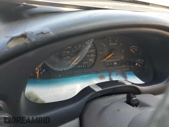 1997 Ford Mustang with VIN 1FALP4041VF194986, listed as a Copart auction lot 78841404 with 118,936 mi miles and Salvage Title. Bid and sale history available at carsss.com. Image 9.
