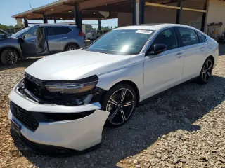 2023 Honda Accord Sport with VIN 1HGCY2F50PA003622, listed as a Copart auction lot 58081885 with 57,679 mi miles and Salvage title. Bid and sale history available at DreamBid. Image 1.