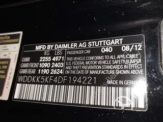 2013 Mercedes-Benz E 350 with VIN WDDKK5KF4DF194221, listed as a IAAI auction lot 41728305 with 108,060 mi miles and . Bid and sale history available at DreamBid. Image 9.