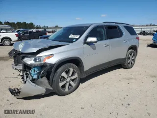 2021 Chevrolet Traverse LT Leather with VIN 1GNERHKW6MJ211870, listed as a Copart auction lot 47244345 with 81,214 mi miles and Salvage Title. Bid and sale history available at carsss.com. Image 1.