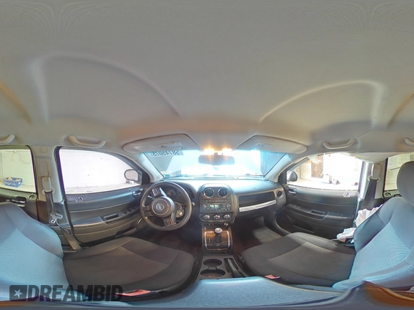 2016 Jeep Compass Sport with VIN 1C4NJDBB7GD627029, listed as a Copart auction lot 58745075 with 108,175 mi miles and Salvage title. Bid and sale history available at DreamBid. Image 16.