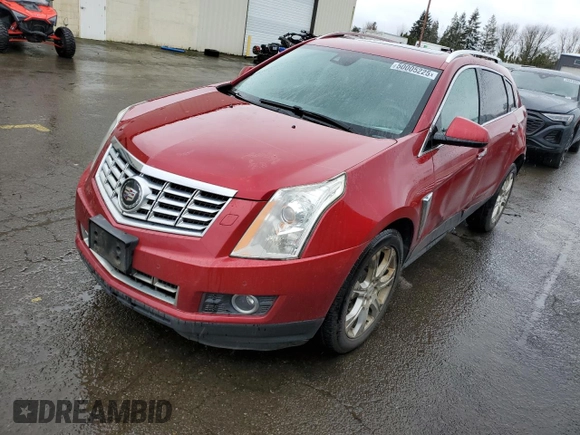 2014 Cadillac SRX Premium Collection z VIN 3GYFNGE35ES637645, wystawiony jako Copart lot #50005225 z przebiegiem 119 108 mil mil oraz Szkoda całkowita • Salvage title. Historia ofert i sprzedaży dostępna na DreamBid. Obrazek 1.