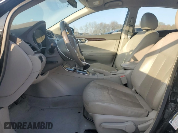 2013 Nissan Sentra S with VIN 3N1AB7AP8DL669194, listed as a Copart auction lot 54205345 with 127,444 mi miles and Salvage Title. Bid and sale history available at DreamBid. Image 7.