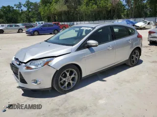 2013 Ford Focus SE with VIN 1FADP3K23DL114680, listed as a Copart auction lot 53332295 with 37,046 mi miles and Salvage Title. Bid and sale history available at carsss.com. Image 1.