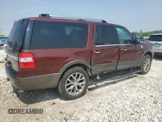 2017 Ford Expedition Max XLT with VIN 1FMJK1JT8HEA44142, listed as a Copart auction lot 59738745 with 162,563 mi miles and Clean title. Bid and sale history available at DreamBid. Image 3.