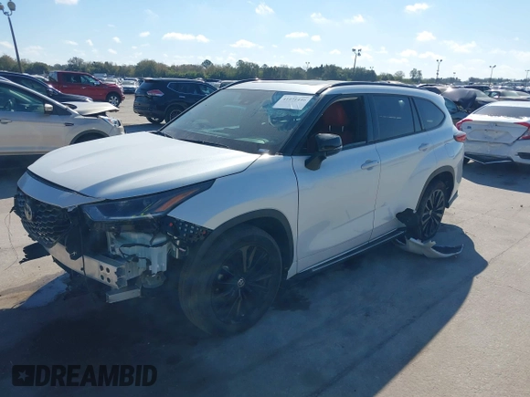 2023 Toyota Highlander L with VIN 5TDKDRAH5PS024632, listed as a IAAI auction lot 41471446 with 20,477 mi miles and . Bid and sale history available at DreamBid. Image 17.