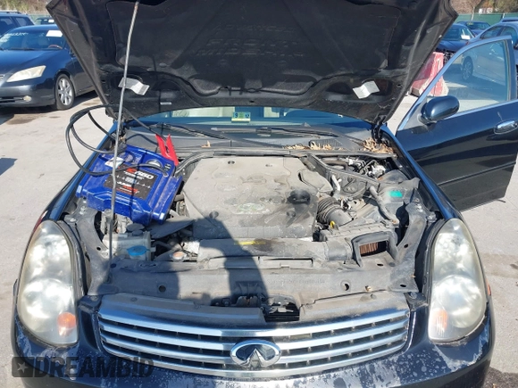 2004 Infiniti G35 w/Leather with VIN JNKCV51E94M609249, listed as a IAAI auction lot 41911426 with 200,461 mi miles and . Bid and sale history available at DreamBid. Image 10.