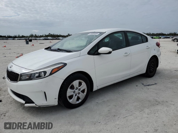 2017 Kia Forte LX with VIN 3KPFK4A72HE093744, listed as a Copart auction lot 43450485 with 100,719 mi miles and Salvage Title. Bid and sale history available at carsss.com. Image 1.