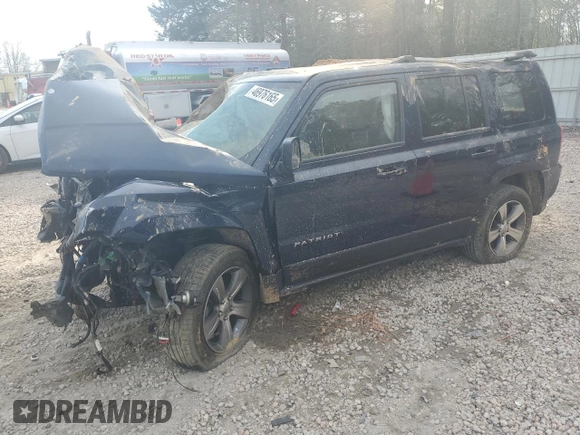 2016 Jeep Patriot High Altitude Edition with VIN 1C4NJRFB5GD746995, listed as a Copart auction lot 46976165 with Not Provided miles and Salvage Title. Bid and sale history available at carsss.com. Image 1.