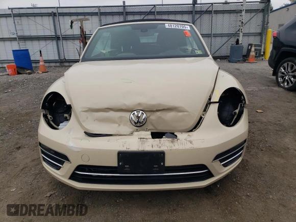 2019 Volkswagen Beetle S с VIN 3VW5DAATXKM509311, выставлен на аукционе Copart как лот 48120705 с пробегом Не указан миль и Списание • Salvage title. История ставок и продаж доступна на DreamBid. Изображение 5.
