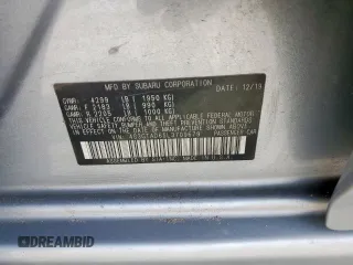 2020 Subaru Impreza Premium with VIN 4S3GTAD65L3709679, listed as a Copart auction lot 61645765 with 65,146 mi miles and Salvage title. Bid and sale history available at DreamBid. Image 12.