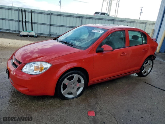 2010 Chevrolet Cobalt LT w/2LT with VIN 1G1AF5F57A7198936, listed as a Copart auction lot 44399345 with 129,973 mi miles and Salvage Title. Bid and sale history available at carsss.com. Image 1.