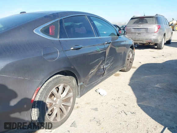 2015 Chrysler 200 C with VIN 1C3CCCCB8FN545379, listed as a IAAI auction lot 41646308 with 169,082 mi miles. Bid and sale history available at carsss.com. Image 6.