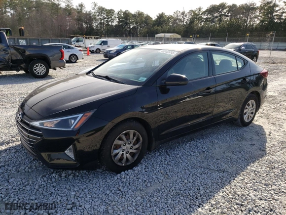 2020 Hyundai Elantra SE with VIN KMHD74LF2LU979369, listed as a Copart auction lot 48040995 with 43,791 mi miles and Salvage Title. Bid and sale history available at carsss.com. Image 1.