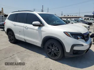 2022 Honda Pilot Special Edition with VIN 5FNYF5H29NB018574, listed as a Copart auction lot 65708835 with 27,329 mi miles and Salvage title. Bid and sale history available at DreamBid. Image 4.