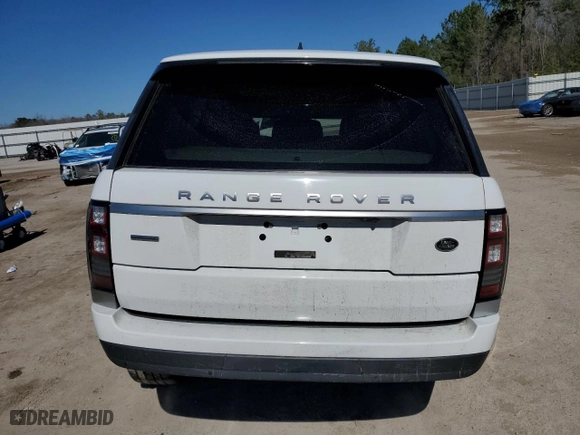 2017 Land Rover Range Rover with VIN SALGS2FE1HA348797, listed as a Copart auction lot 45932065 with 104,557 mi miles and Salvage Title. Bid and sale history available at carsss.com. Image 6.